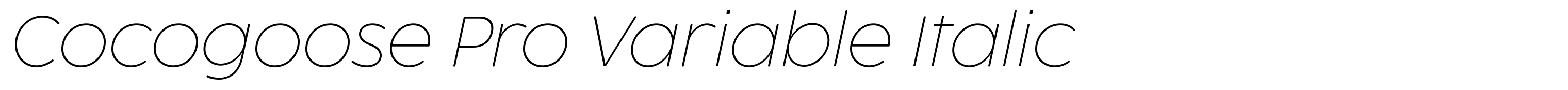 Cocogoose Pro Variable Italic